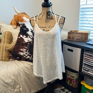 Cupshe White Asymmetrical Camisole Top